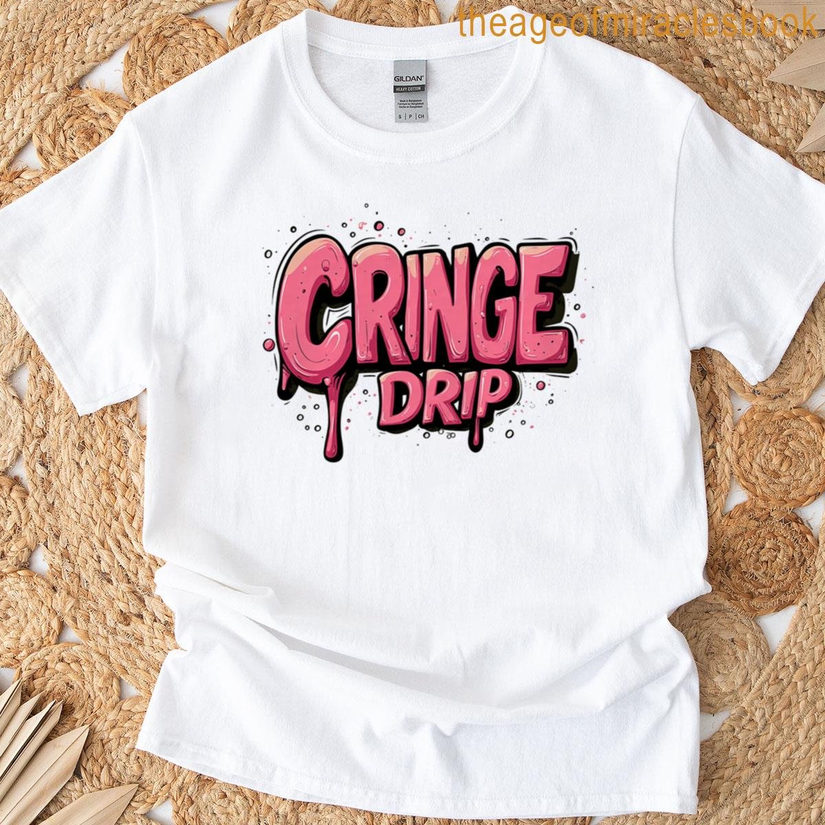Nice Cringe Drip Logo For A Funny Look Premium Tri-blend T-shirt