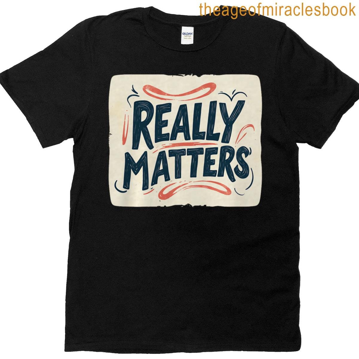Nice Really Matters Saying Logo Premium Tri-blend T-shirt