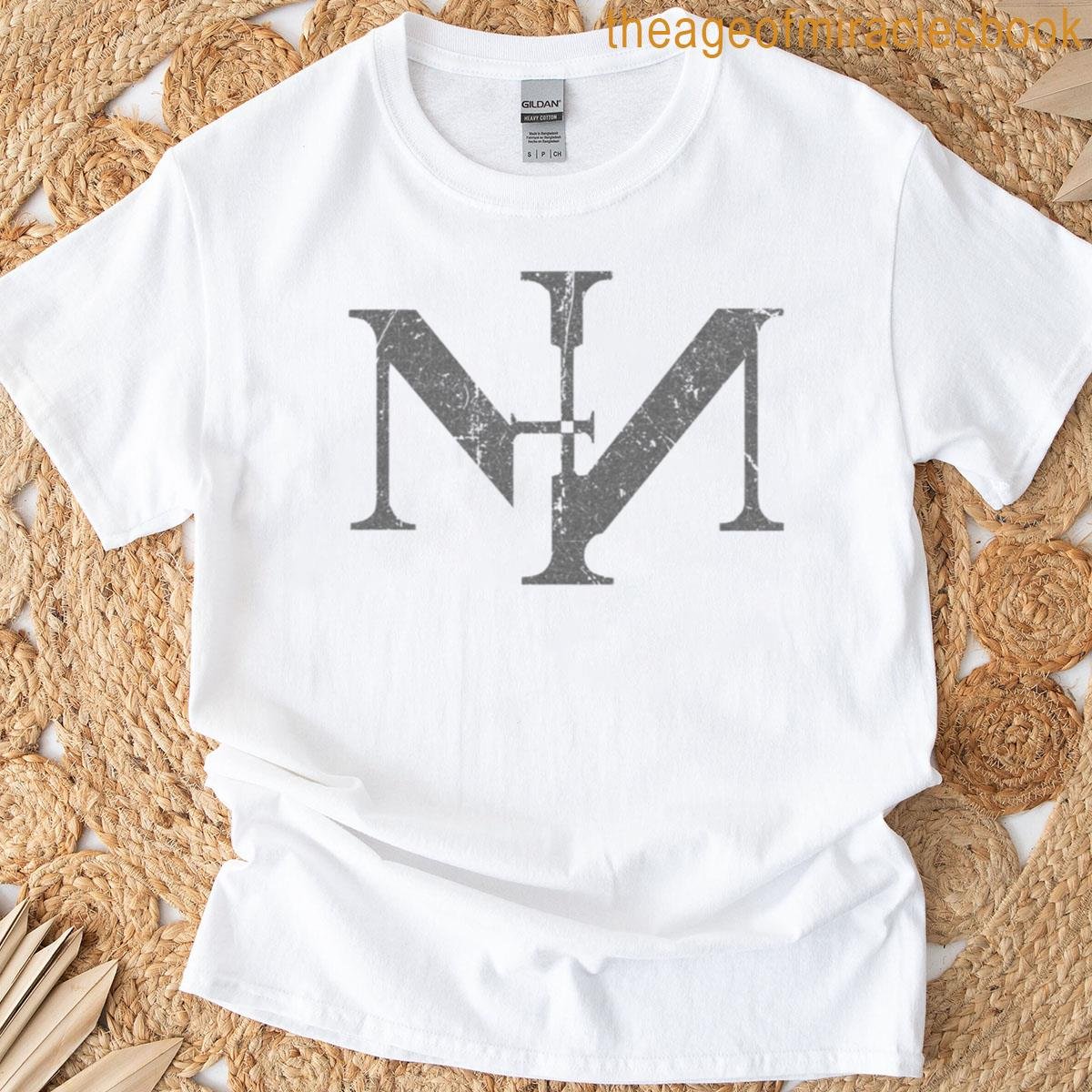 Nin – Sin Distressed In Static Silver T-shirt