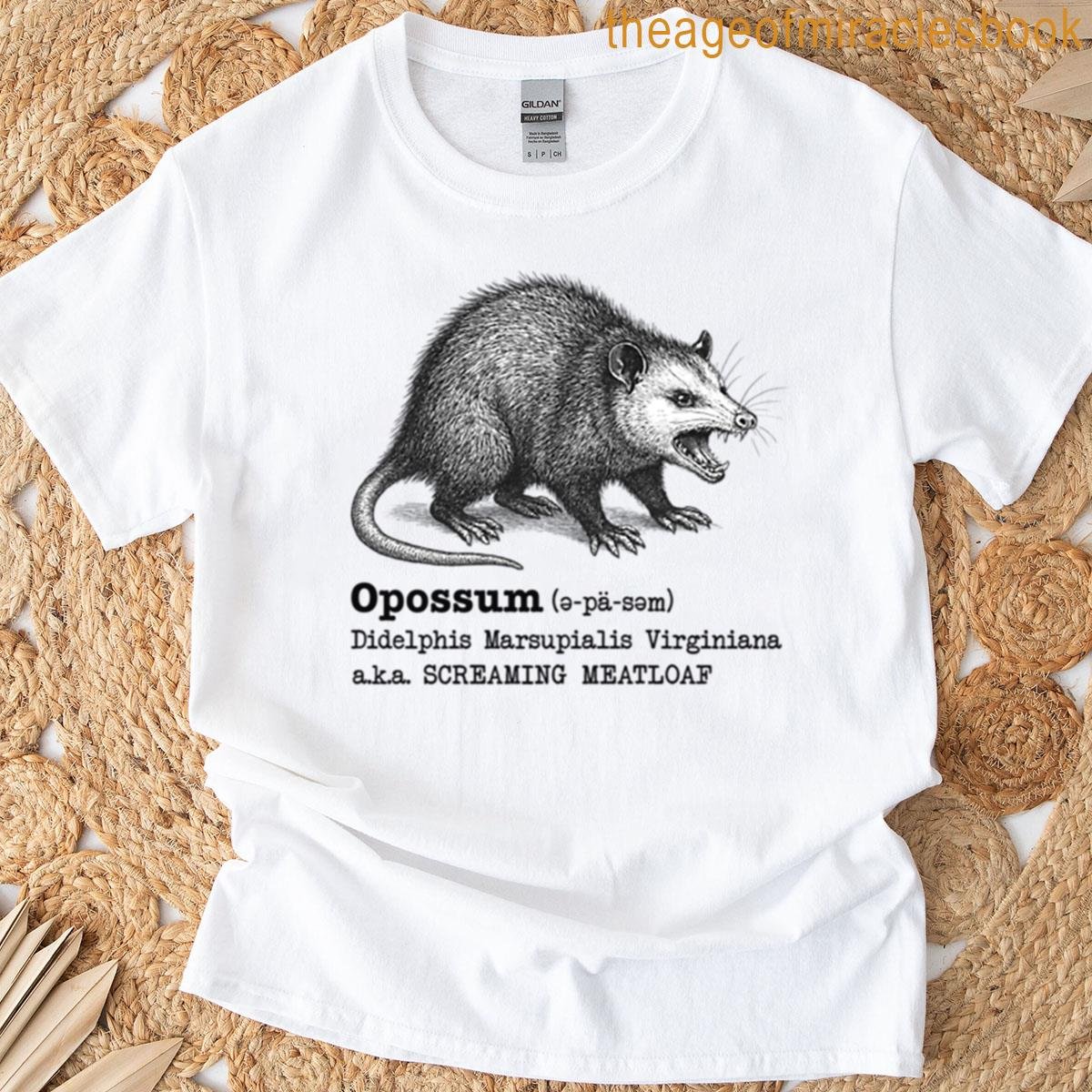 Opossum Aka Screaming Meatloaf T-shirt