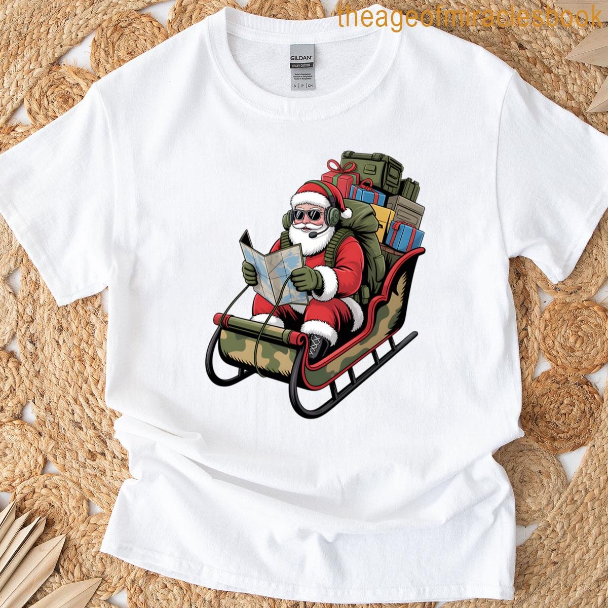 Santas Tactical Sleigh T-shirt