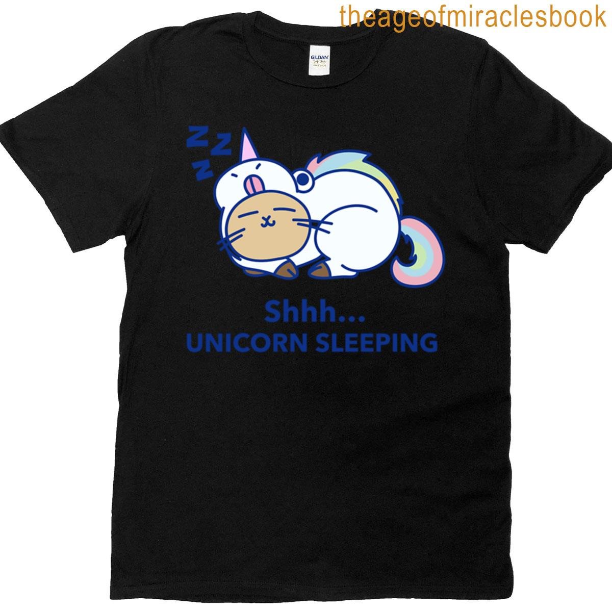 Shhh Unicorn Sleeping T-shirt