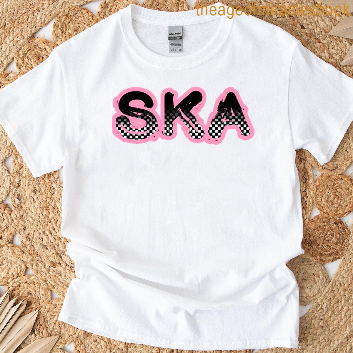 Ska Logo Design Reggae Rocksteady Punk Rock T-shirt