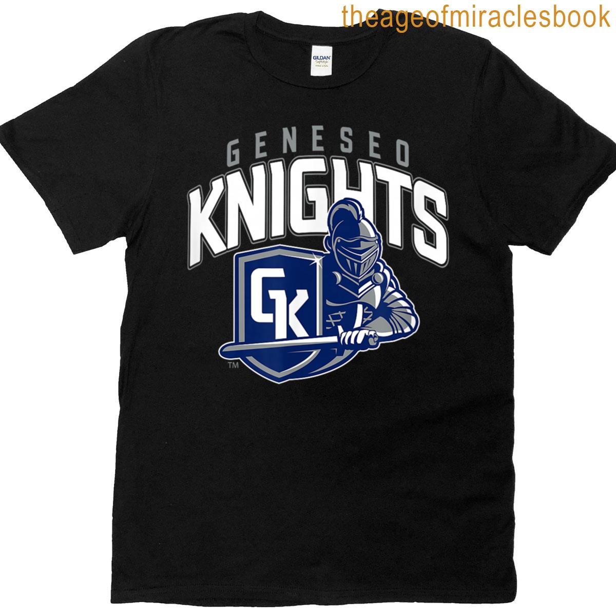 Suny Geneseo Knights Primary Logo T-shirt