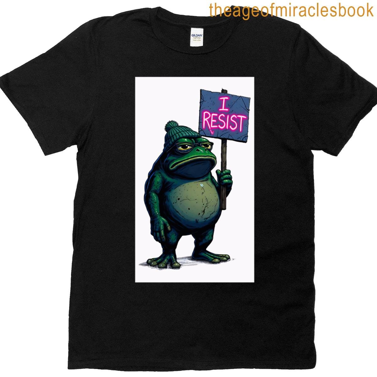 The Protesting Amphibian I Resist Premium T-shirt