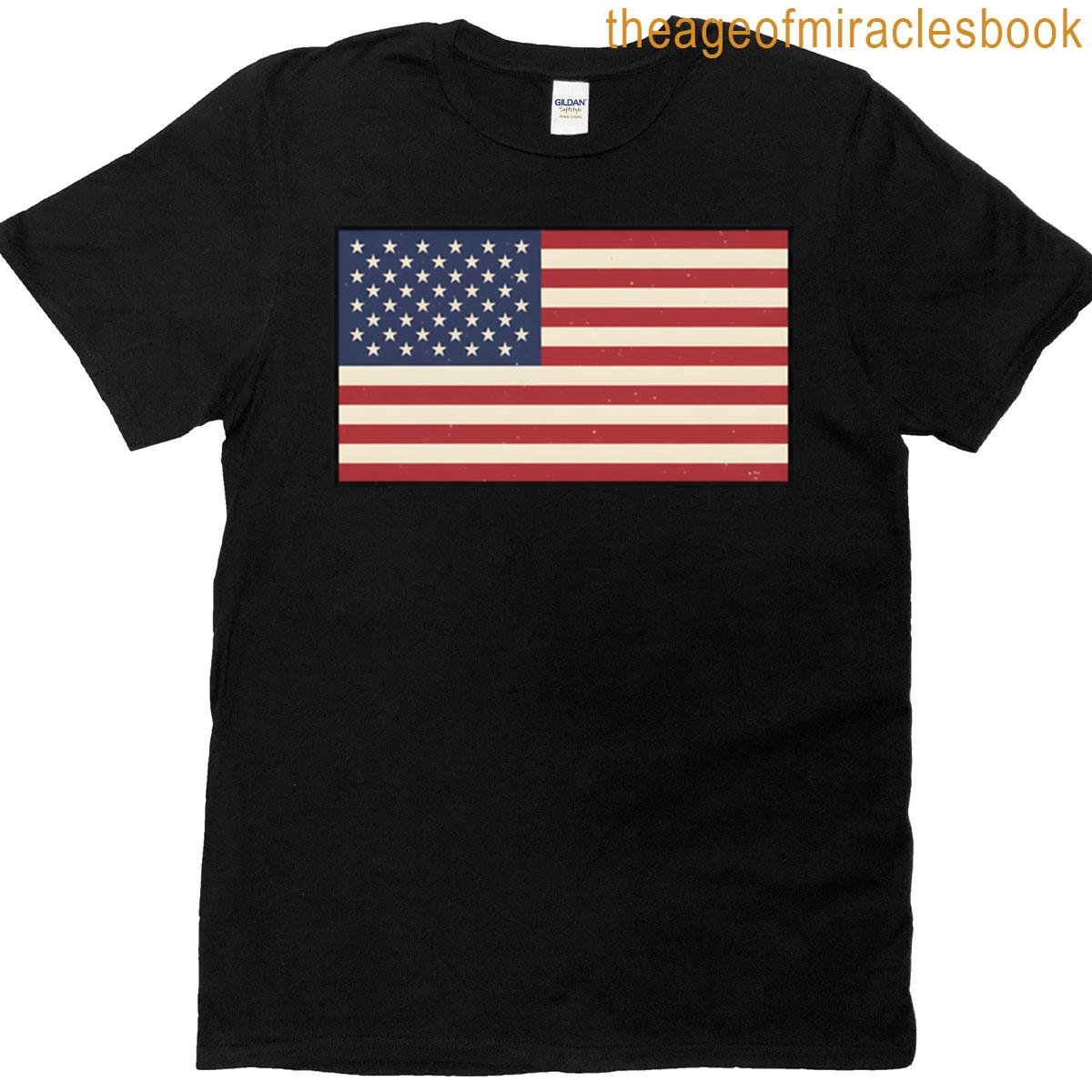 Usa Vintage Flag T-shirt
