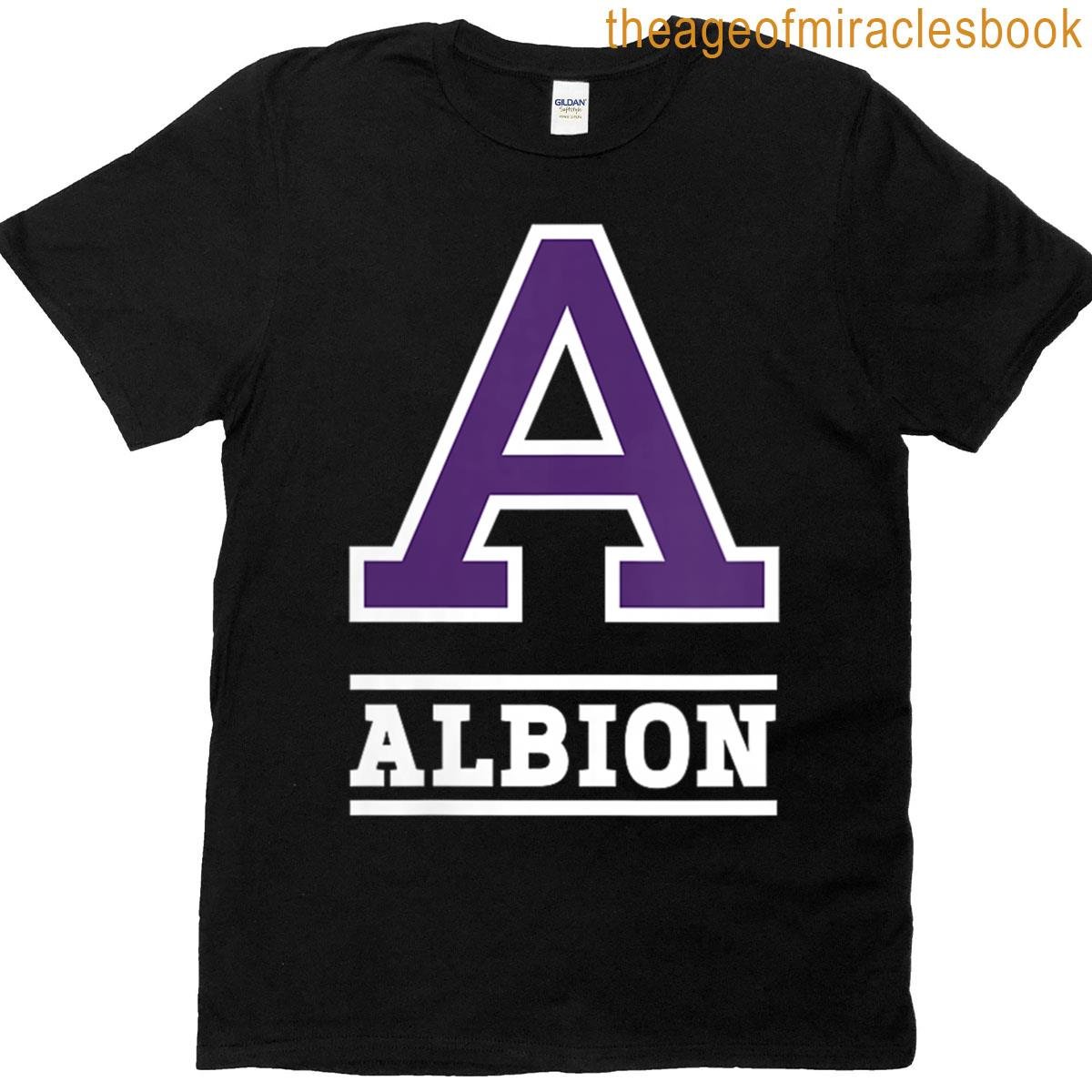 Womens Albion College Britons Primary Logo T-shirt