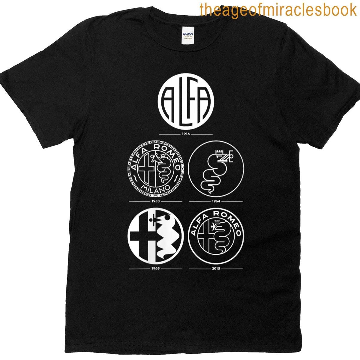 Womens Alfa Logo History And Brand Evolution T-shirt