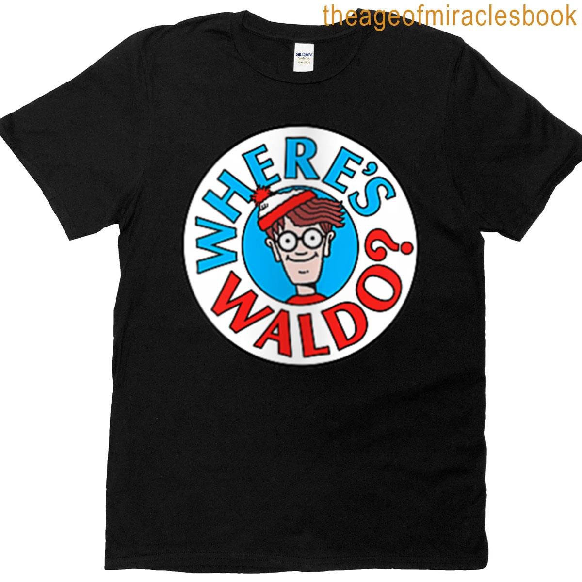 Womens Wheres Waldo Logo And Pose Front Back T-shirt
