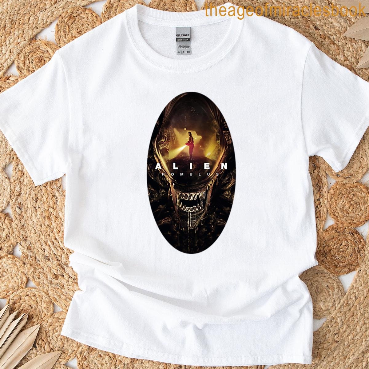 Alien Romulus Oval Design T-shirt