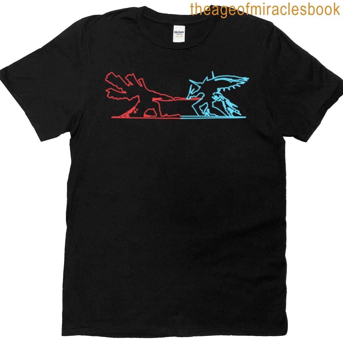 Bionis Vs Mechonis Outline T-shirt