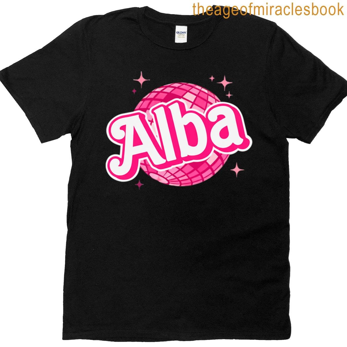 Emma Alba With Disco Ball Oversized T-shirt