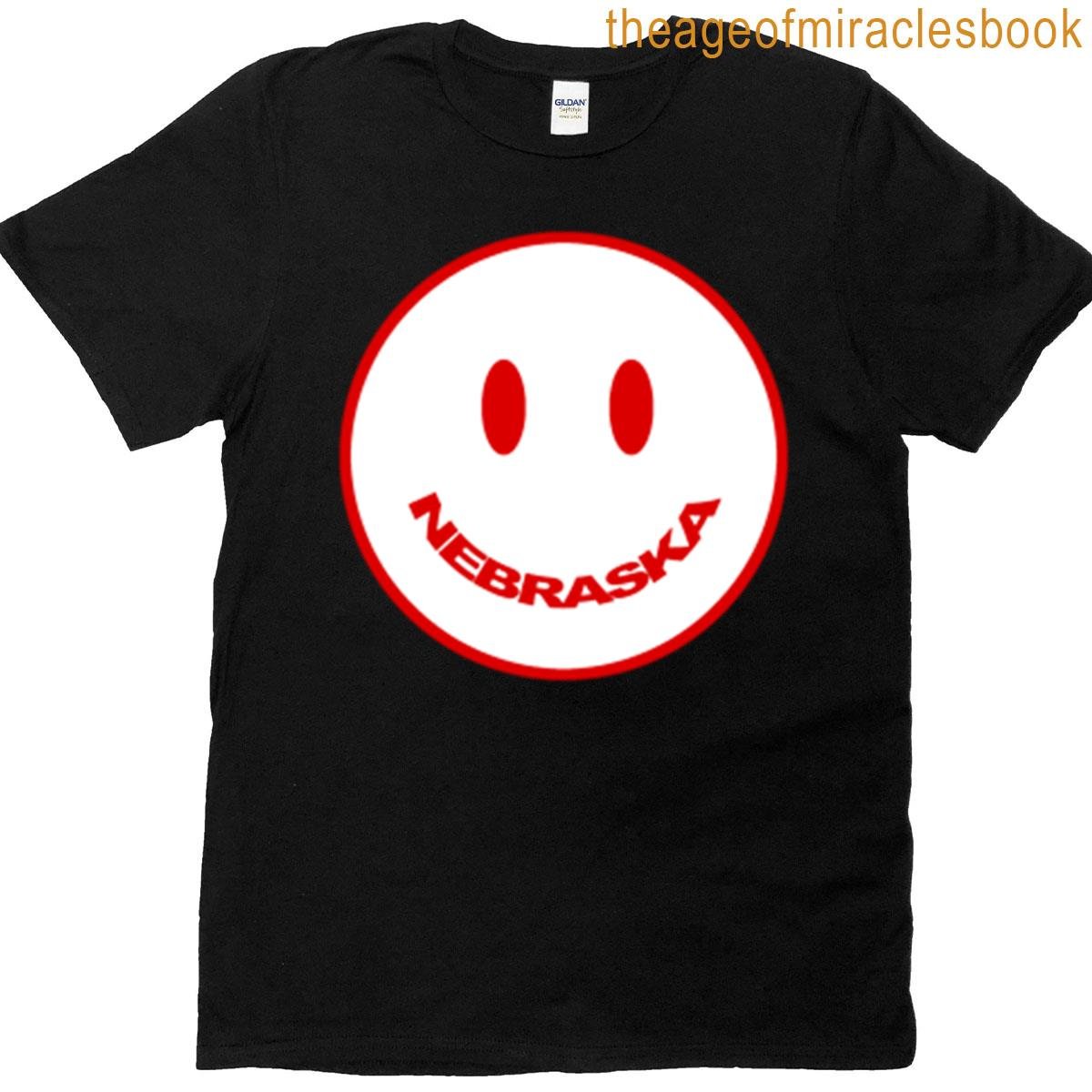 Nebraska Smiley Face T-shirt