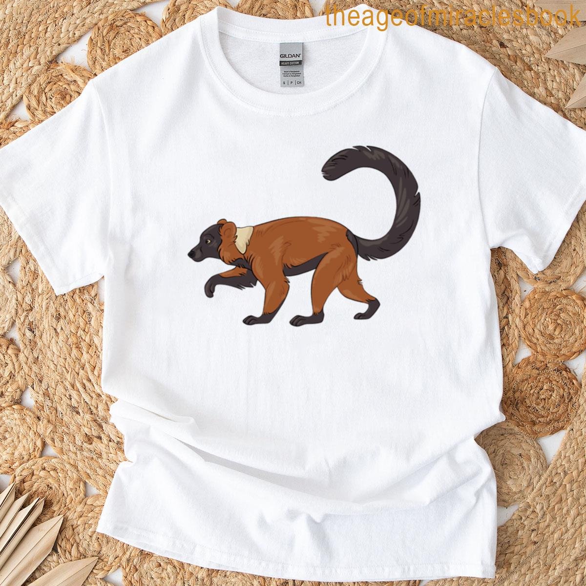 Red Ruffed Lemur T-shirt