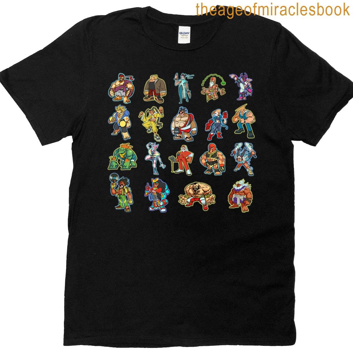 Sf Fighting Characters T-shirt