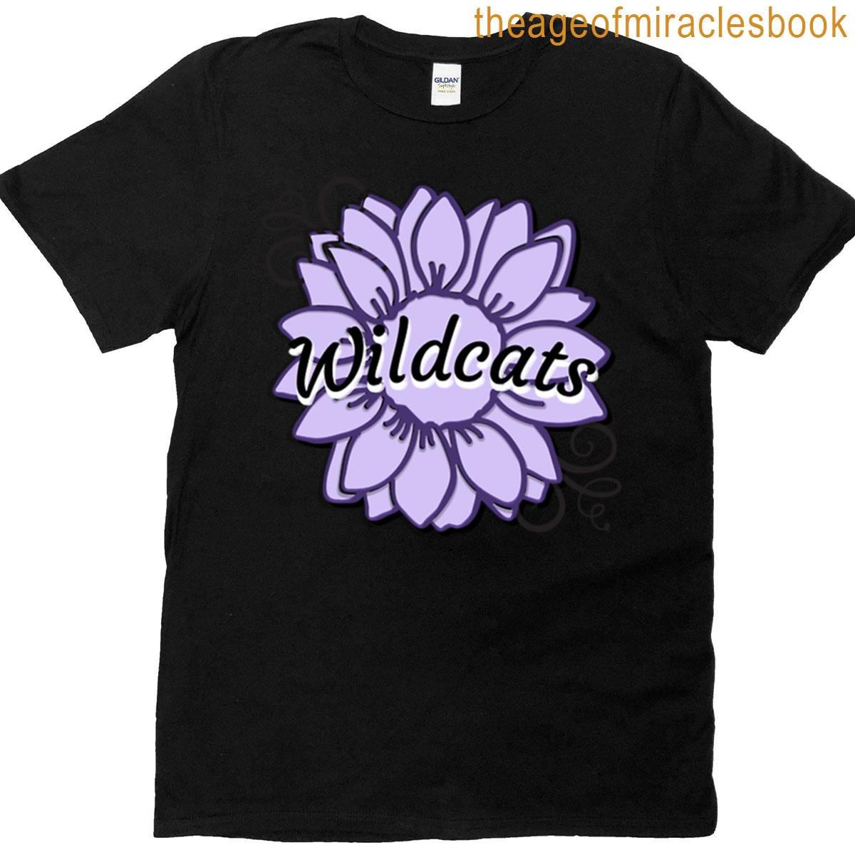 Wildcats – Purple Sunflower T-shirt