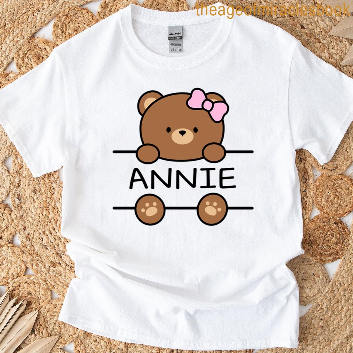 Bear Name Tag T-shirt