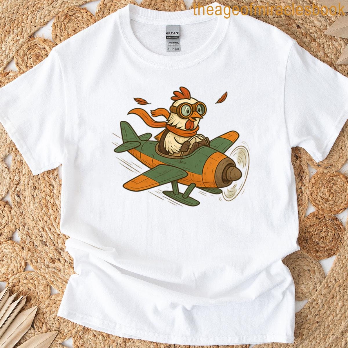 Chicken Aviator Oversized T-shirt