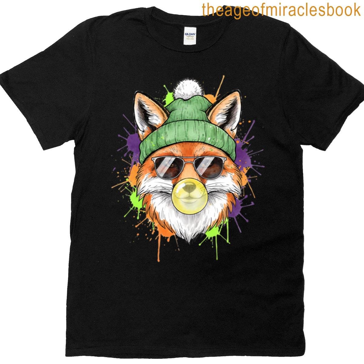 Cool Reindeer Blowing Bubble T-shirt
