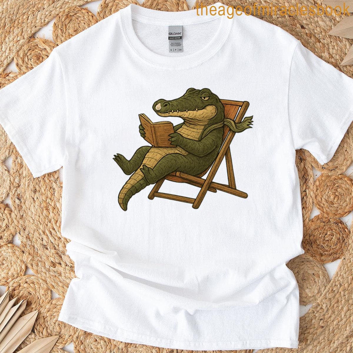 Crocodile Reader T-shirt