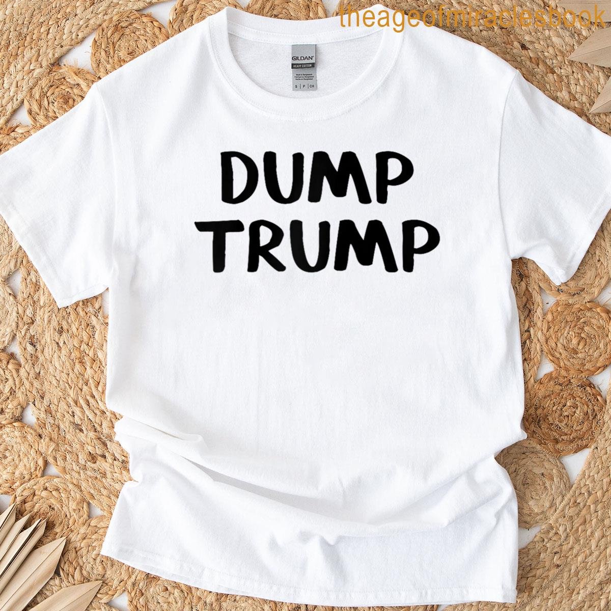 Dump Trump Raglan Baseball Tee T-shirt
