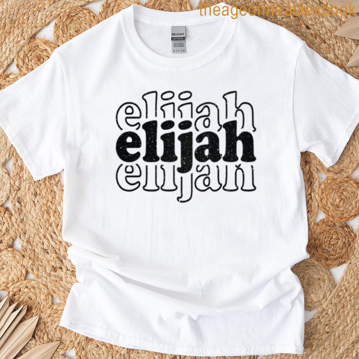 Elijah Name Personalized T-shirt