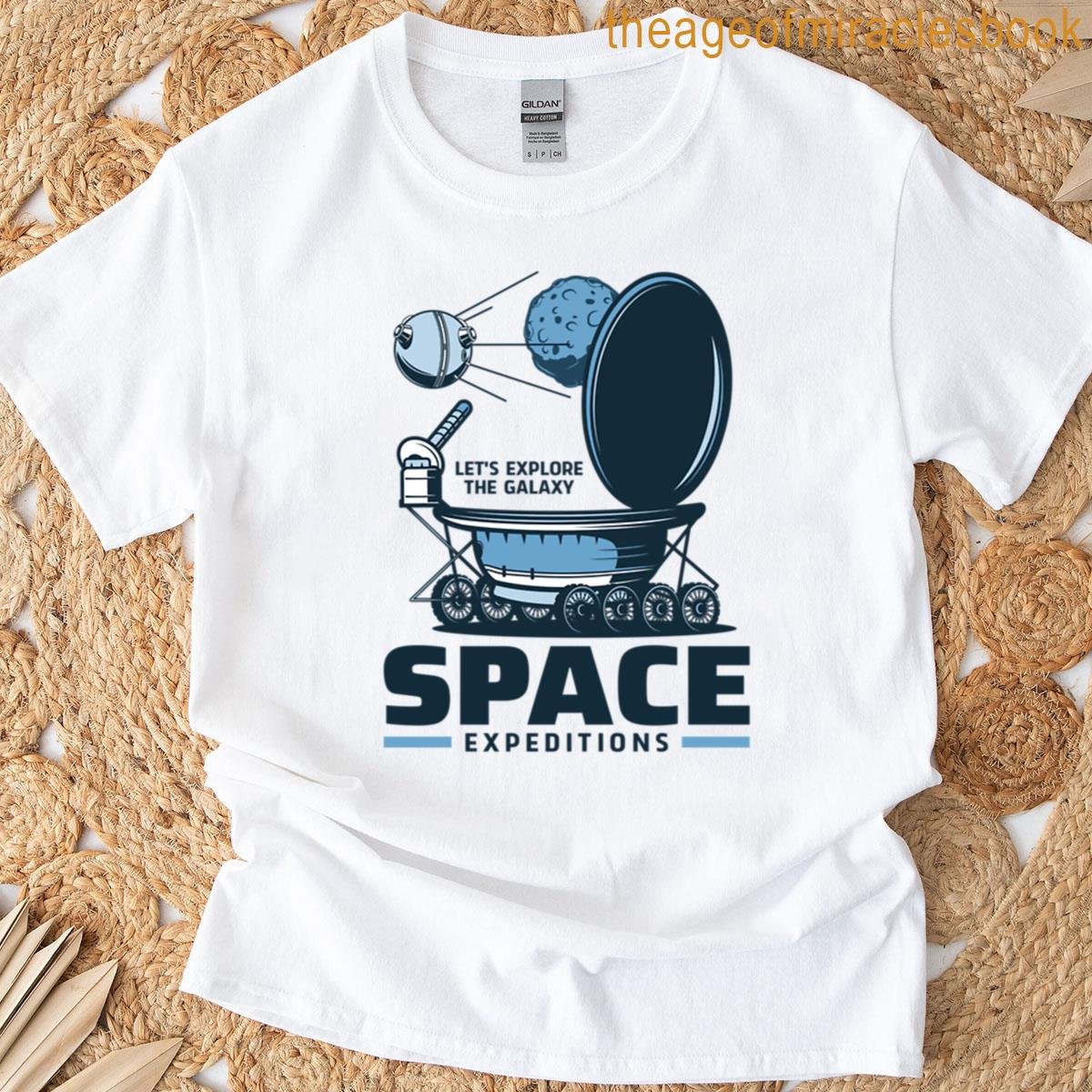 Exploration Satellite In The Galaxy T-shirt