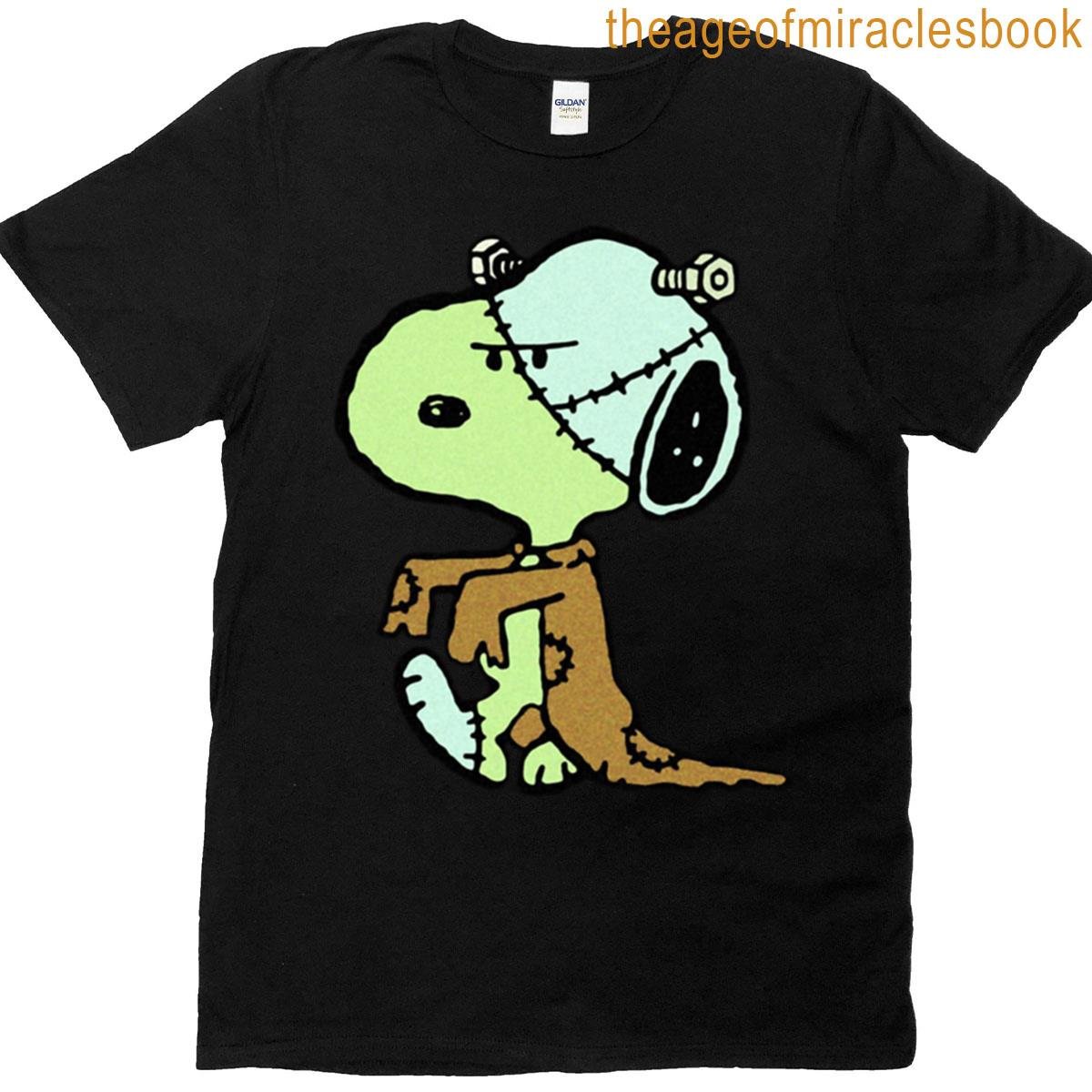 Franken Snoopy Spooky Love T-shirt