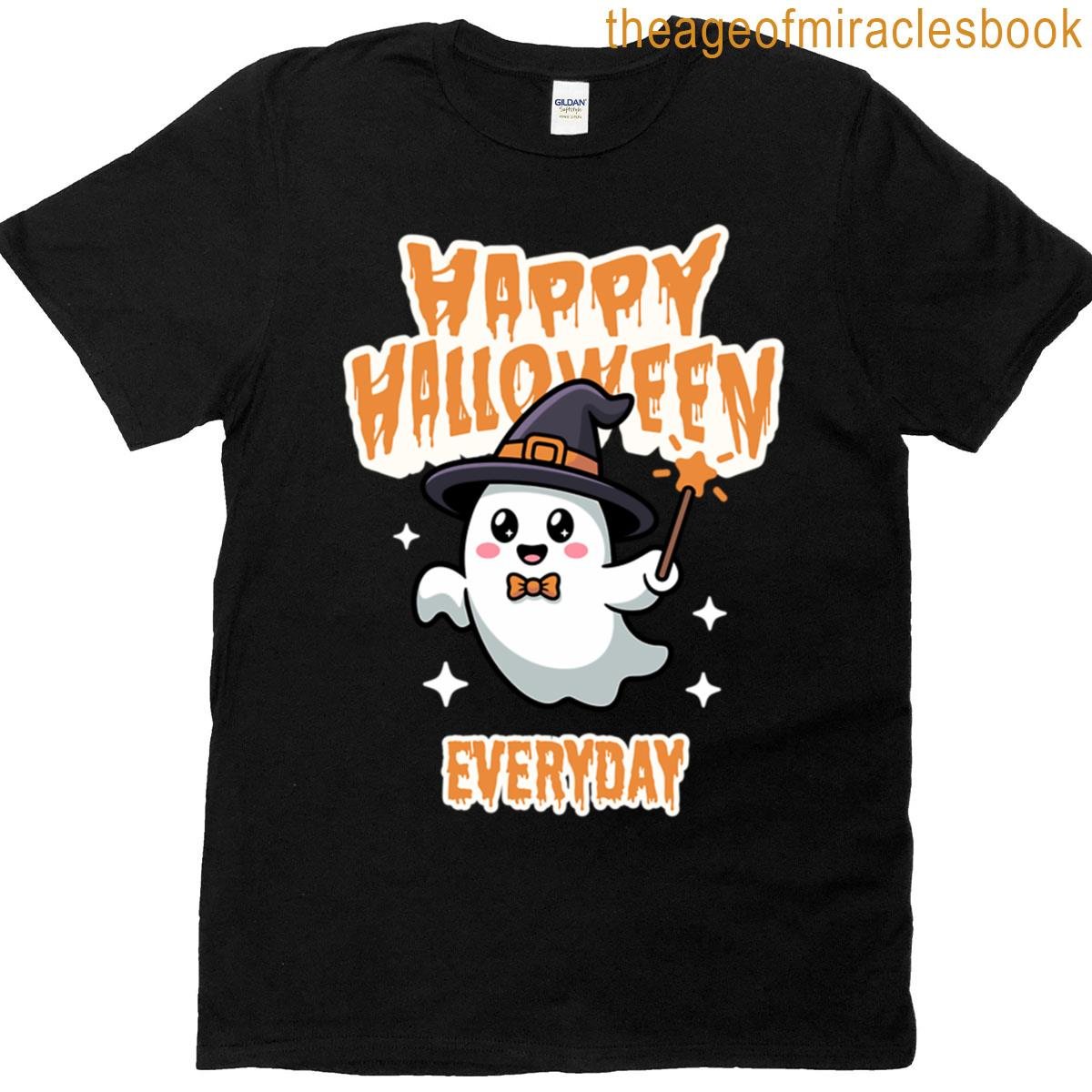 Happy Halloween Ghost Everyday Premium T-shirt