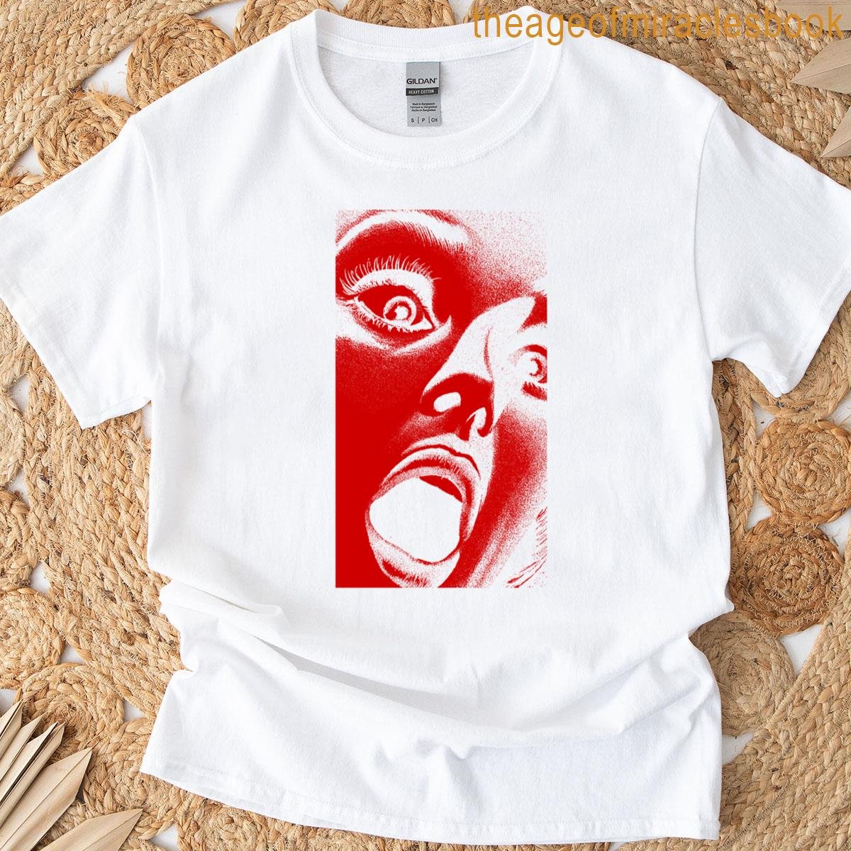 Horror Screaming Woman T-shirt