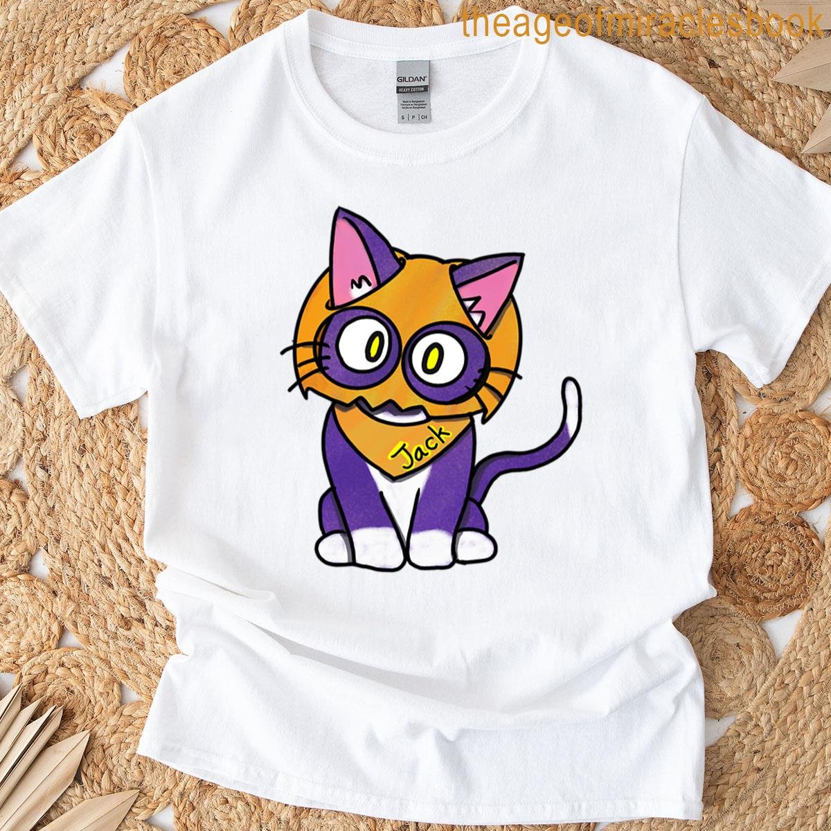 Jack The Pumpkin Cat V2 T-shirt