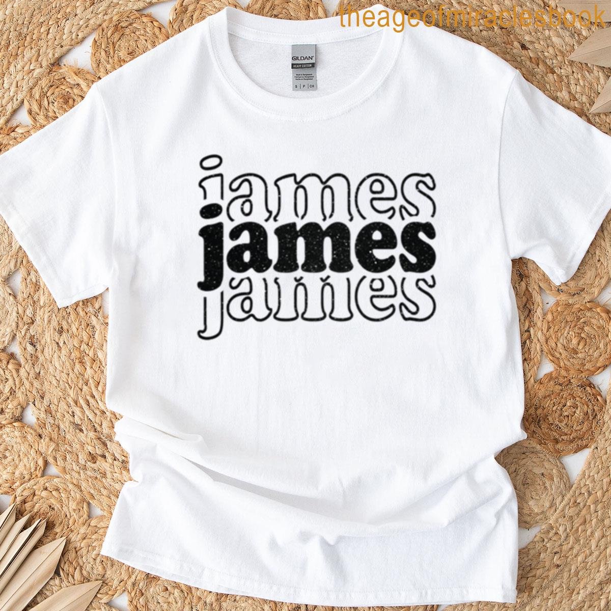 James Name Personalized T-shirt