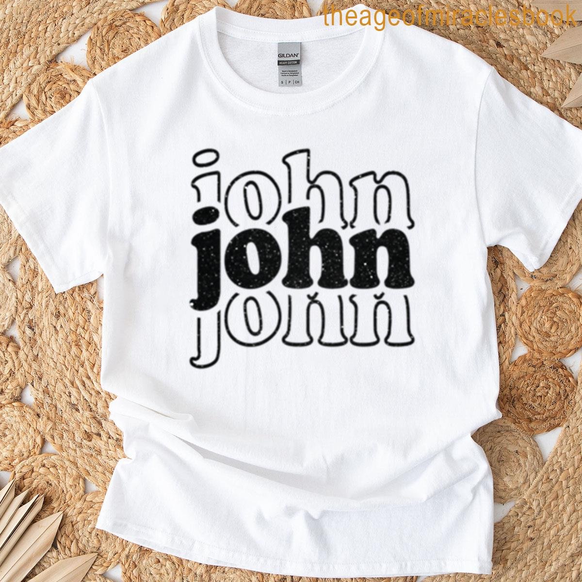 John Name Personalized T-shirt