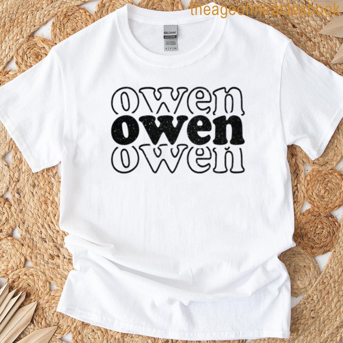 Owen Name Personalized T-shirt