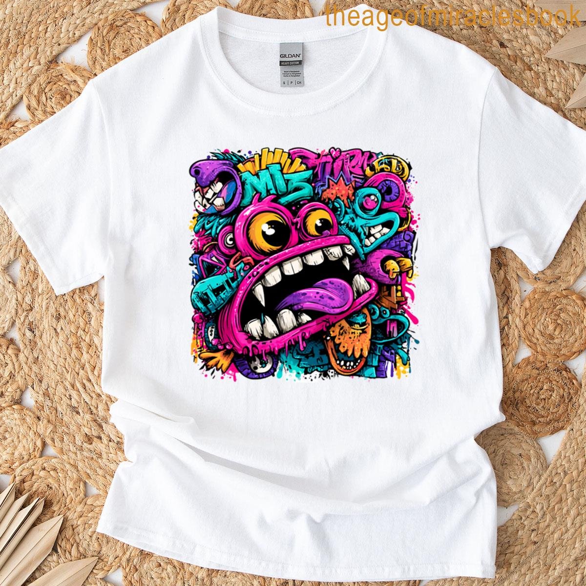 Psycho Face Oversized T-shirt