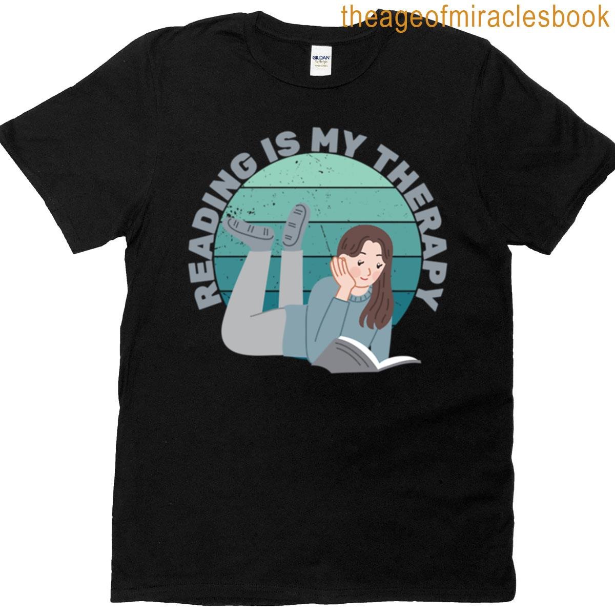 Reading Is My Therapy T-shirt