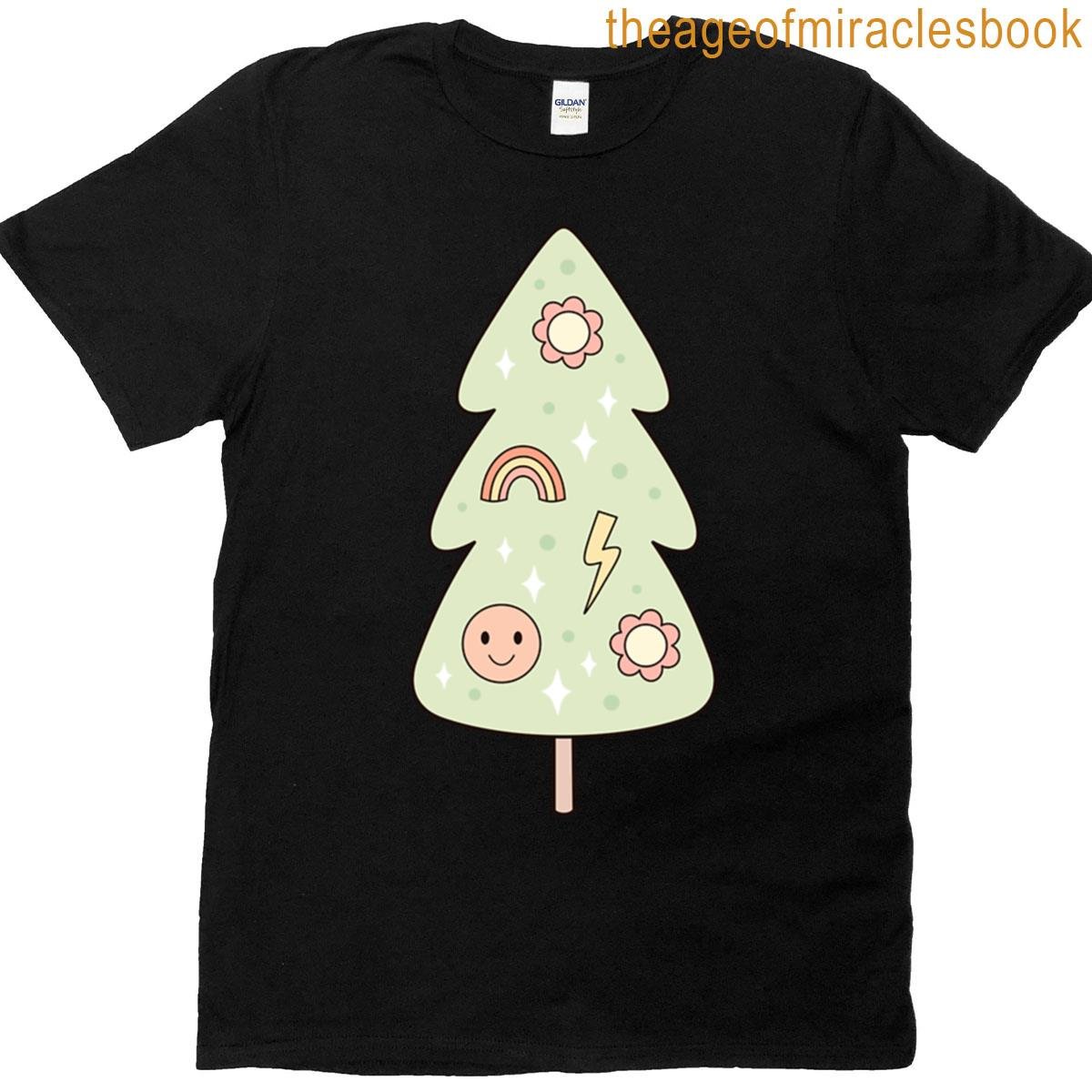 Retro Christmas Tree – Festive Joy T-shirt