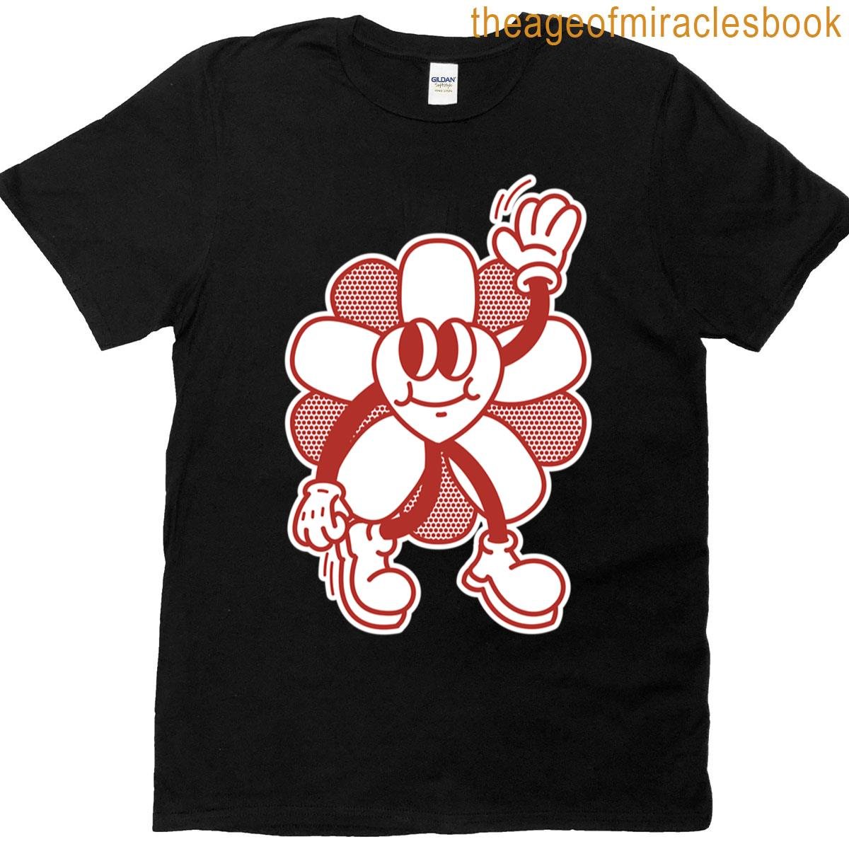 Retro Daisy Waving Hello T-shirt