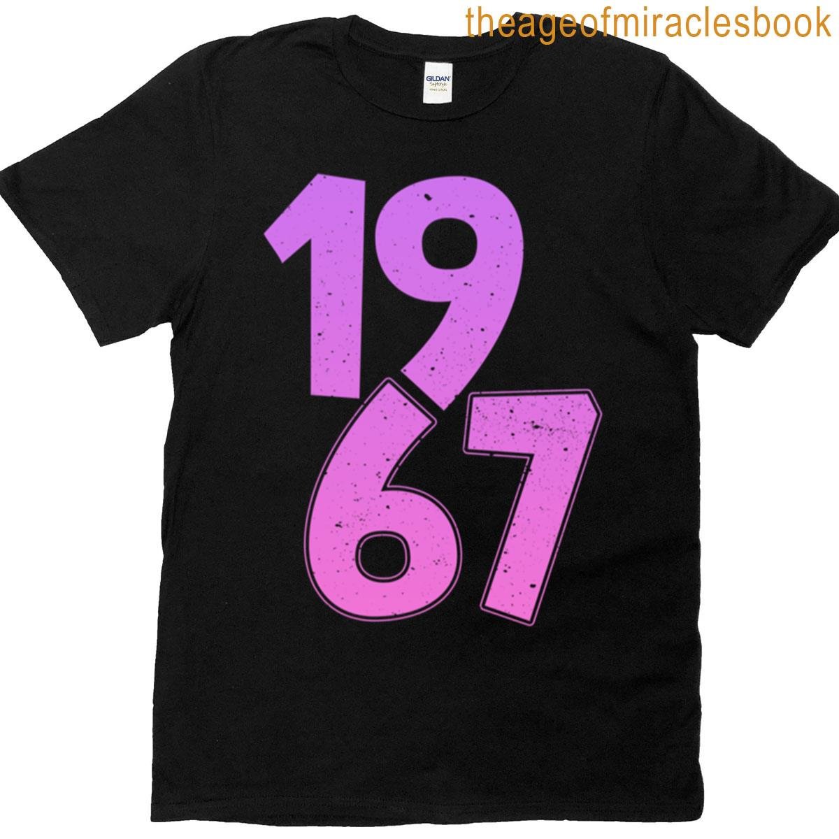 19 67 Outline Meme Style Oversized T-shirt
