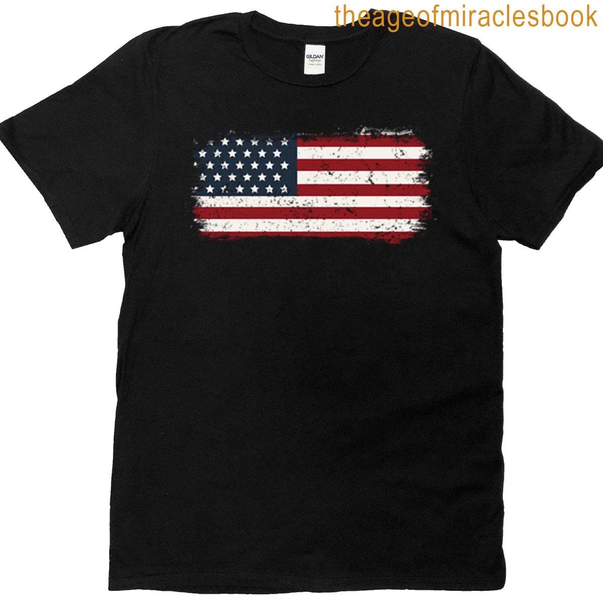 American Flag Faded T-shirt