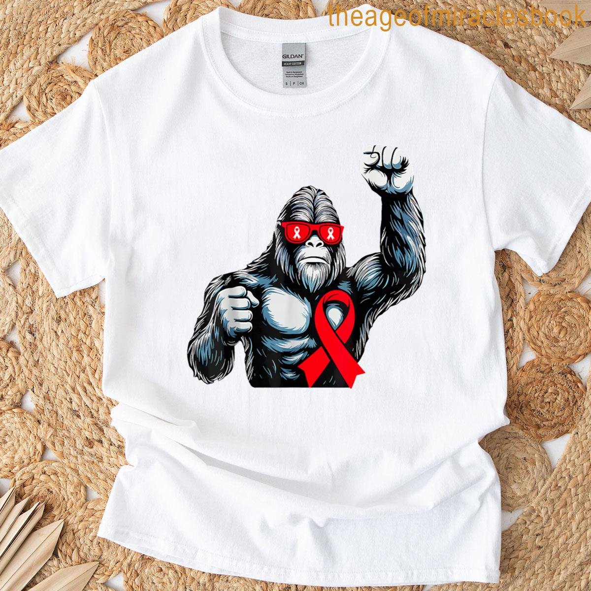 Bigfoot Red Ribbon Week T-shirt