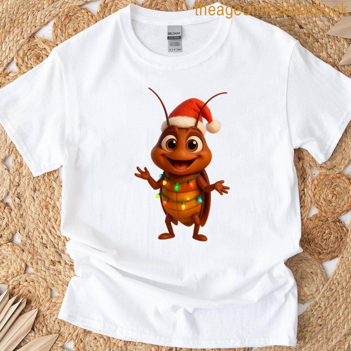 Christmas Australian Cockroach Oversized T-shirt