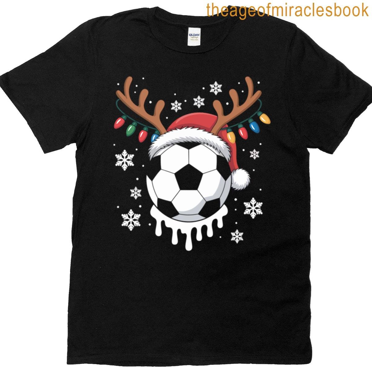 Christmas Soccer Ball Oversized T-shirt