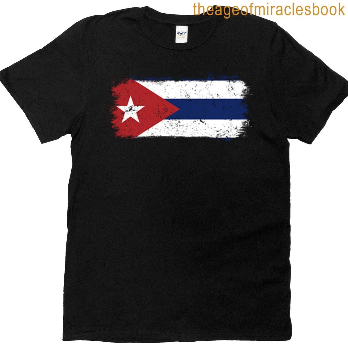 Cuban Flag Faded T-shirt