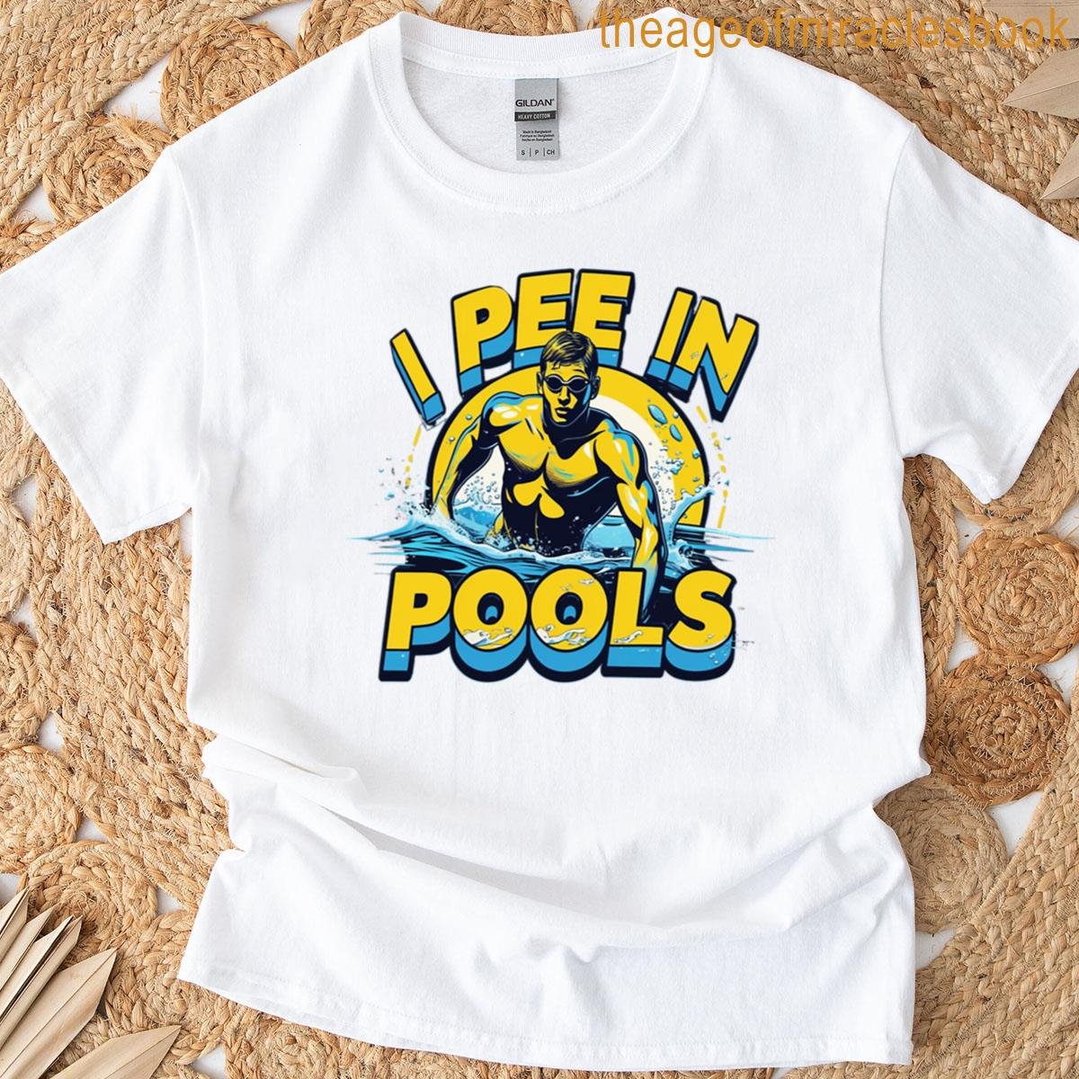 I Pee In Pools Oversized T-shirt