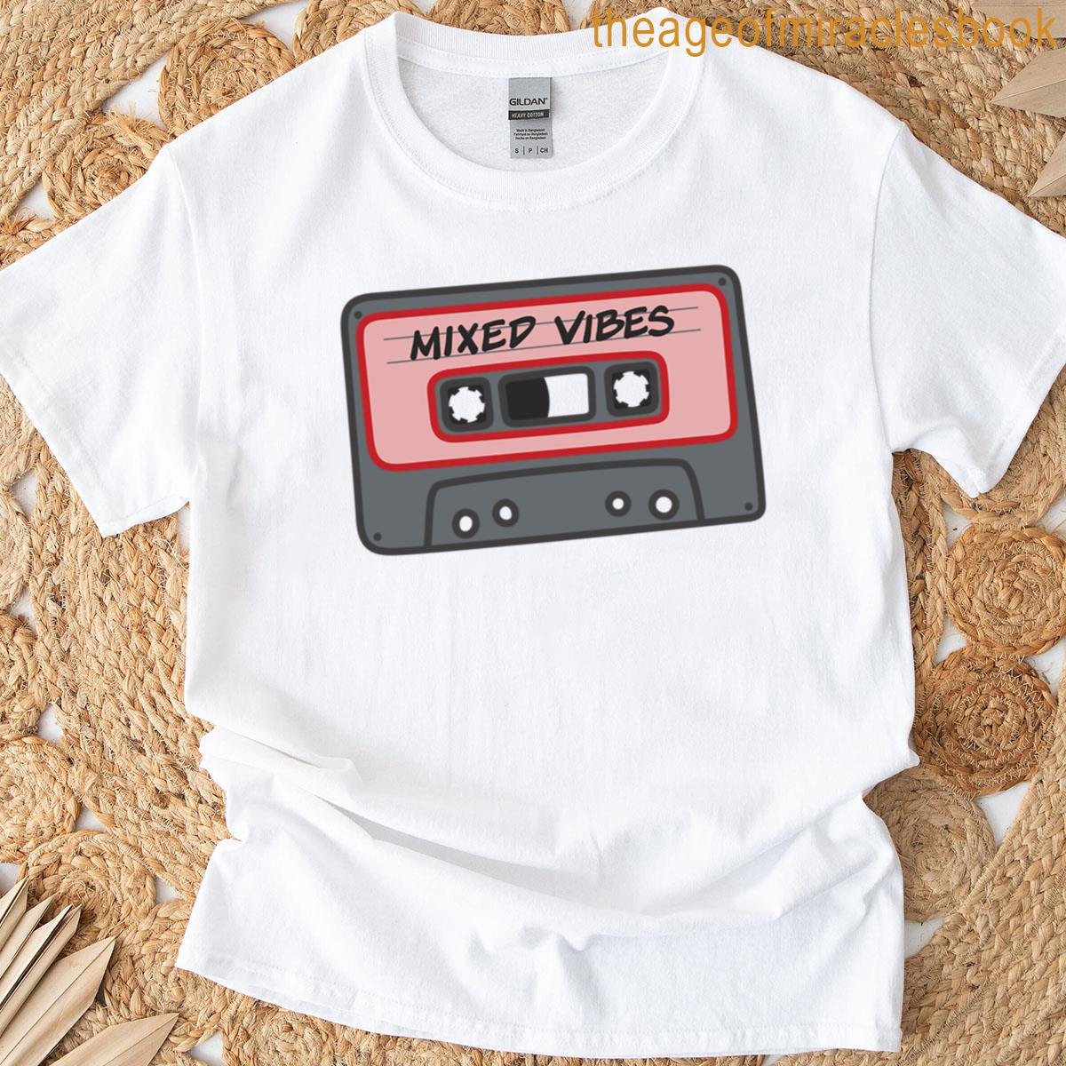 Mixed Vibes Cassette Tape Oversized T-shirt