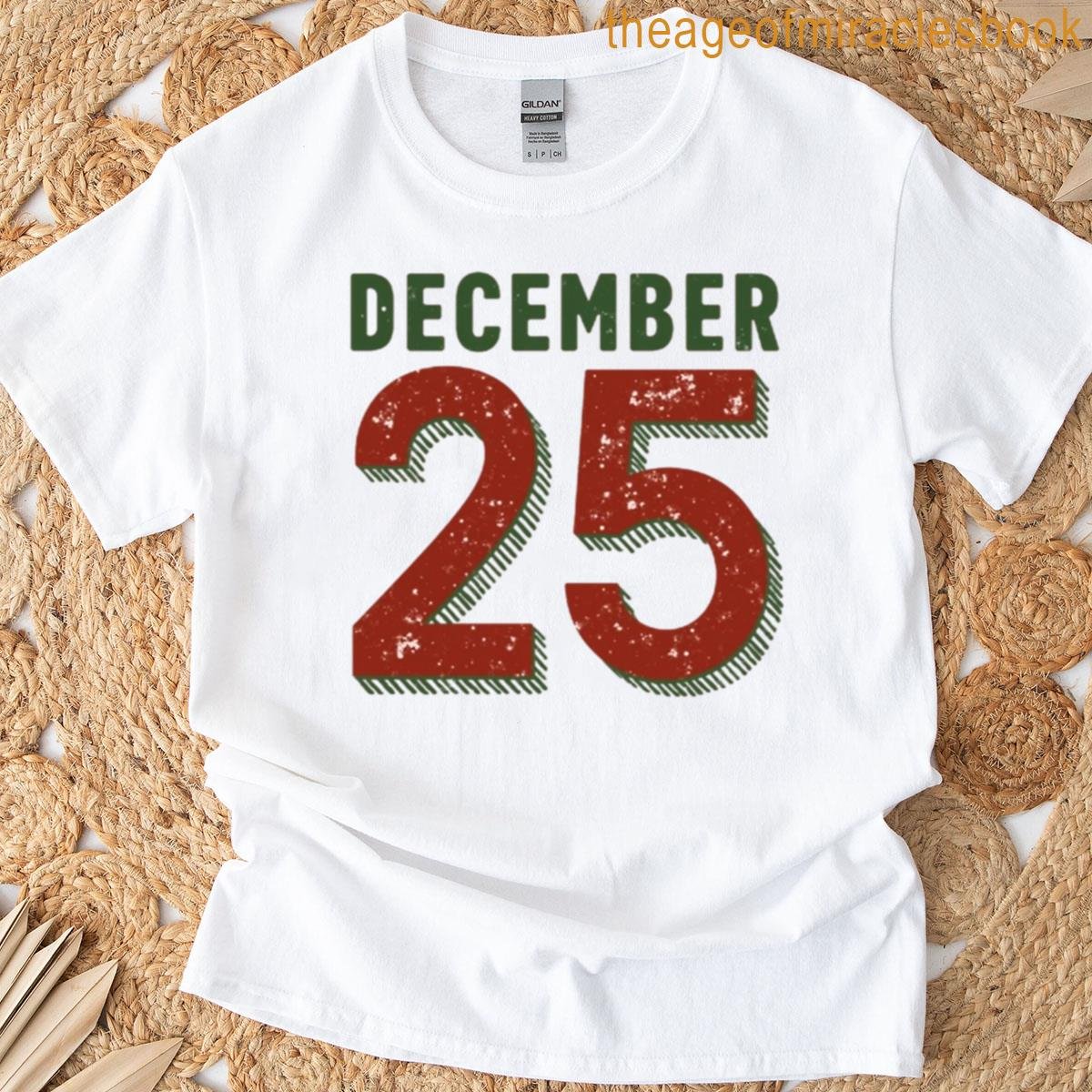 Retro Christmas December 25 T-shirt