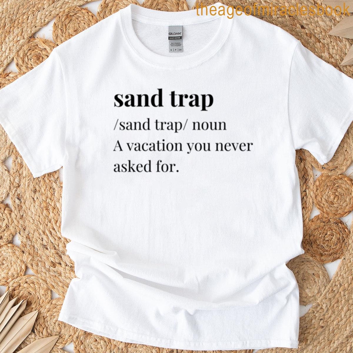 Sand Trap Funny Golf Definition Premium T-shirt