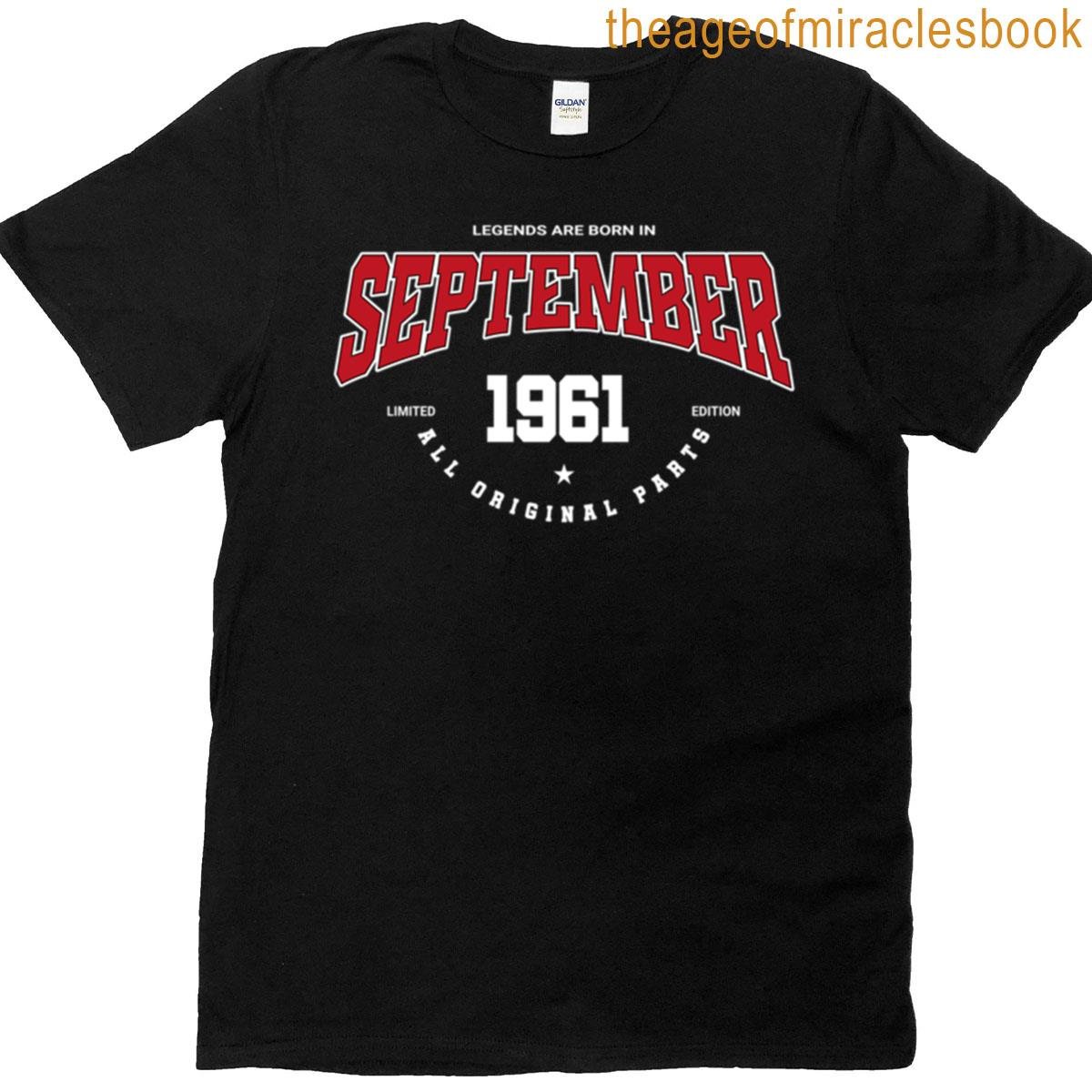 September Legends 1961 T-shirt