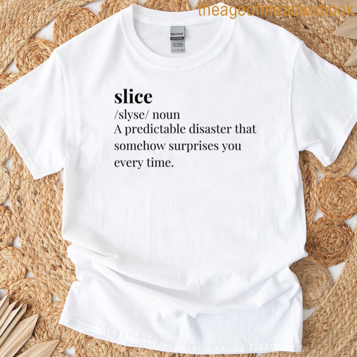 Slice Funny Golf Definition Premium T-shirt